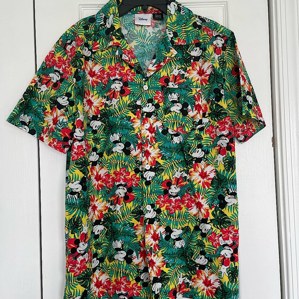 AOP Disney Button Down Shirt